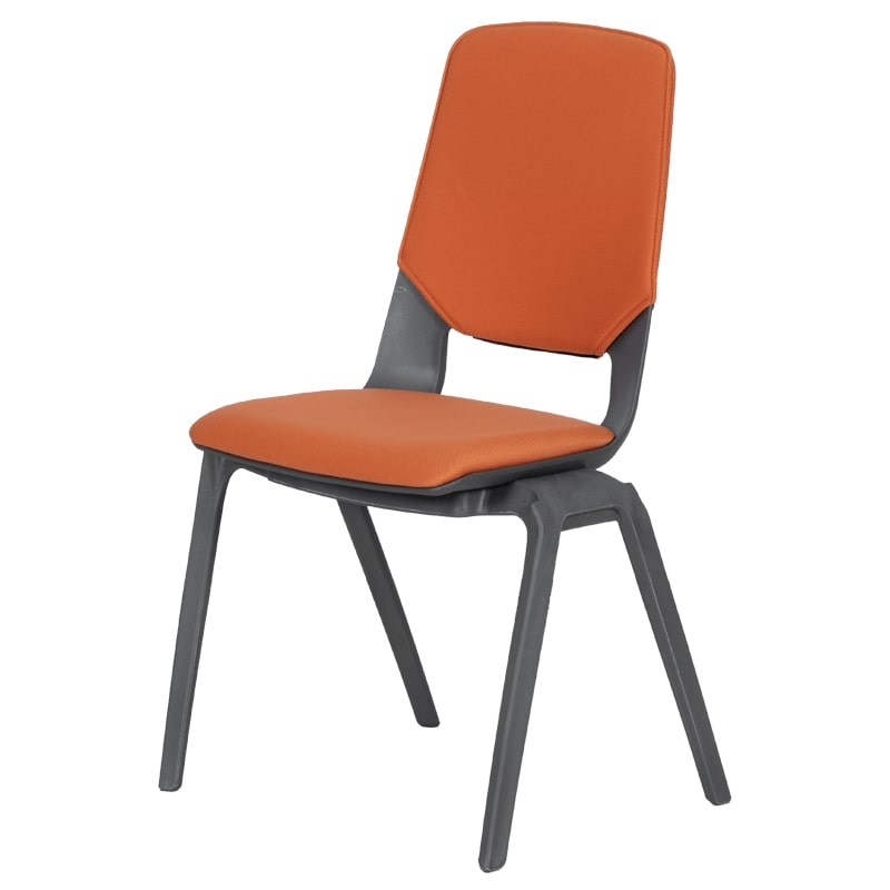 Посетителски стол Carmen Limber оранжев